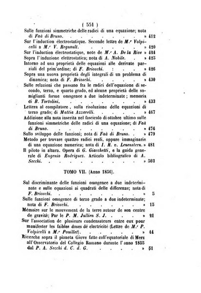 Annali di scienze matematiche e fisiche