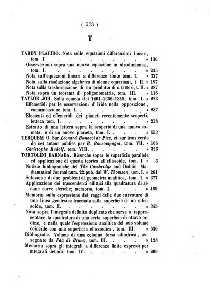 Annali di scienze matematiche e fisiche