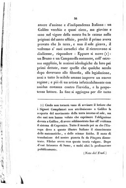 L'esule giornale di letteratura italiana antica e moderna