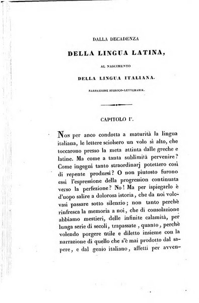 L'esule giornale di letteratura italiana antica e moderna