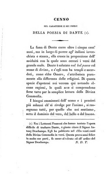 L'esule giornale di letteratura italiana antica e moderna