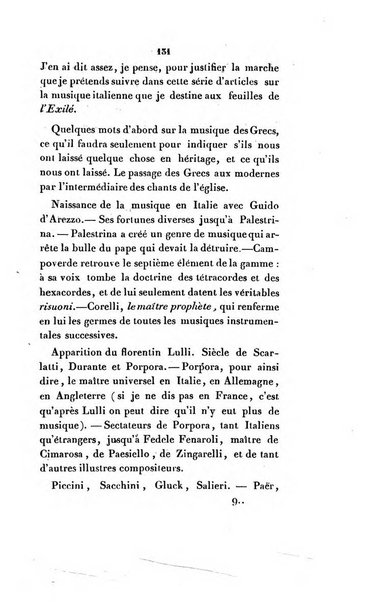 L'esule giornale di letteratura italiana antica e moderna