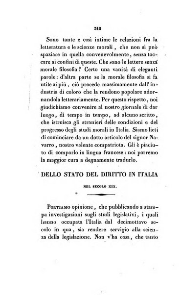 L'esule giornale di letteratura italiana antica e moderna