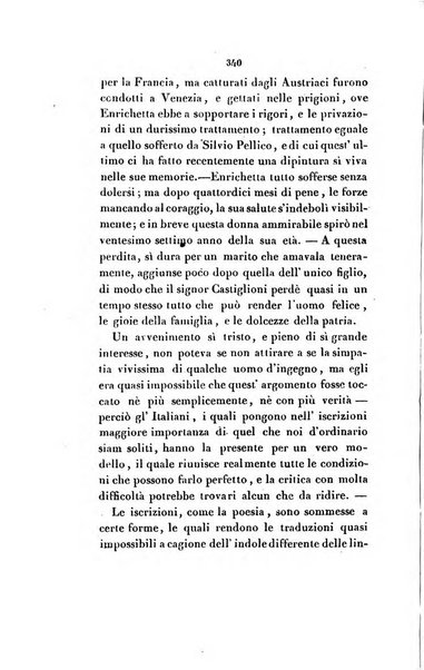 L'esule giornale di letteratura italiana antica e moderna