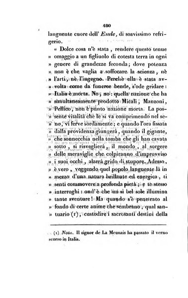 L'esule giornale di letteratura italiana antica e moderna