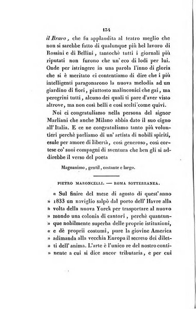 L'esule giornale di letteratura italiana antica e moderna