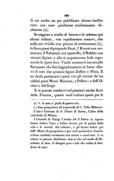 L'esule giornale di letteratura italiana antica e moderna