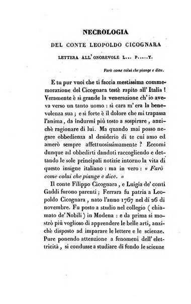 L'esule giornale di letteratura italiana antica e moderna