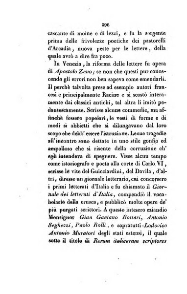 L'esule giornale di letteratura italiana antica e moderna