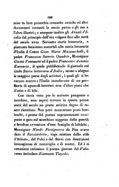 L'esule giornale di letteratura italiana antica e moderna