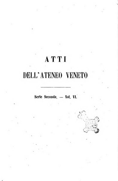 Atti dell'Ateneo Veneto