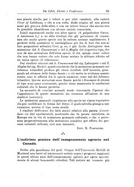 L'agricoltura coloniale organo dell'Istituto agricolo coloniale italiano e dell'Ufficio agrario sperimentale dell'Eritrea