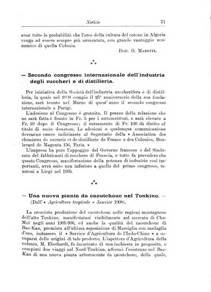 L'agricoltura coloniale organo dell'Istituto agricolo coloniale italiano e dell'Ufficio agrario sperimentale dell'Eritrea