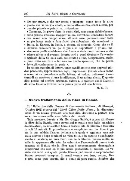 L'agricoltura coloniale organo dell'Istituto agricolo coloniale italiano e dell'Ufficio agrario sperimentale dell'Eritrea