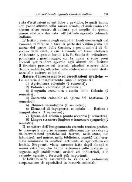 L'agricoltura coloniale organo dell'Istituto agricolo coloniale italiano e dell'Ufficio agrario sperimentale dell'Eritrea