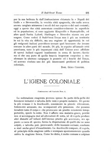 L'agricoltura coloniale organo dell'Istituto agricolo coloniale italiano e dell'Ufficio agrario sperimentale dell'Eritrea