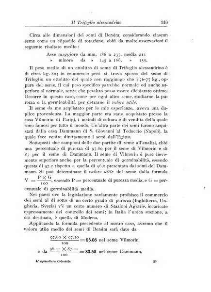 L'agricoltura coloniale organo dell'Istituto agricolo coloniale italiano e dell'Ufficio agrario sperimentale dell'Eritrea