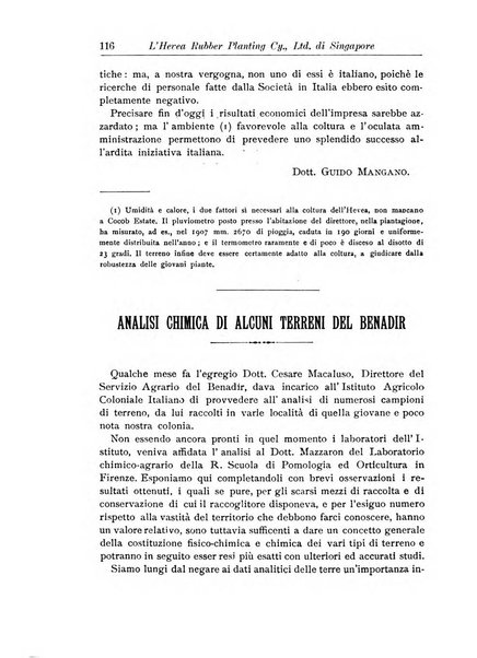 L'agricoltura coloniale organo dell'Istituto agricolo coloniale italiano e dell'Ufficio agrario sperimentale dell'Eritrea