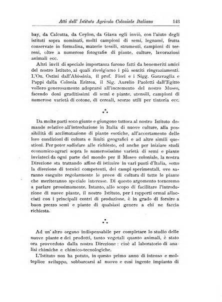 L'agricoltura coloniale organo dell'Istituto agricolo coloniale italiano e dell'Ufficio agrario sperimentale dell'Eritrea