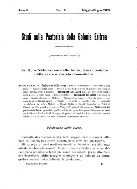 L'agricoltura coloniale organo dell'Istituto agricolo coloniale italiano e dell'Ufficio agrario sperimentale dell'Eritrea