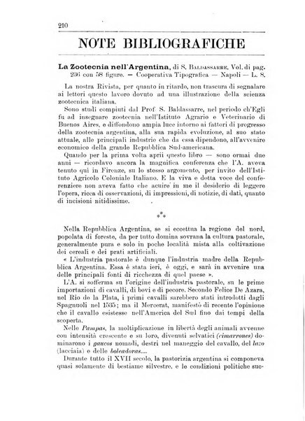 L'agricoltura coloniale organo dell'Istituto agricolo coloniale italiano e dell'Ufficio agrario sperimentale dell'Eritrea