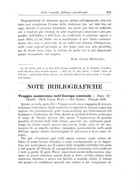 L'agricoltura coloniale organo dell'Istituto agricolo coloniale italiano e dell'Ufficio agrario sperimentale dell'Eritrea