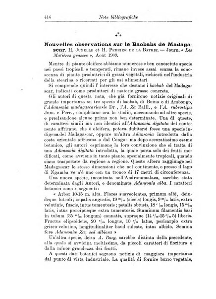 L'agricoltura coloniale organo dell'Istituto agricolo coloniale italiano e dell'Ufficio agrario sperimentale dell'Eritrea