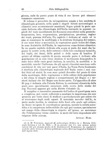 L'agricoltura coloniale organo dell'Istituto agricolo coloniale italiano e dell'Ufficio agrario sperimentale dell'Eritrea