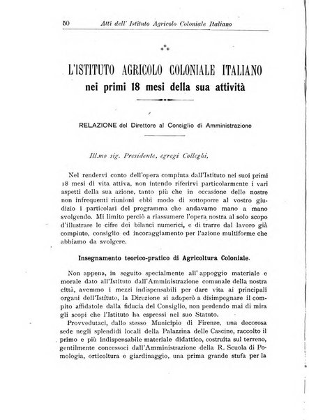 L'agricoltura coloniale organo dell'Istituto agricolo coloniale italiano e dell'Ufficio agrario sperimentale dell'Eritrea