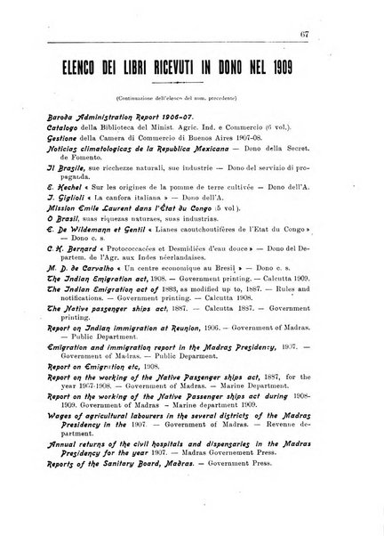 L'agricoltura coloniale organo dell'Istituto agricolo coloniale italiano e dell'Ufficio agrario sperimentale dell'Eritrea