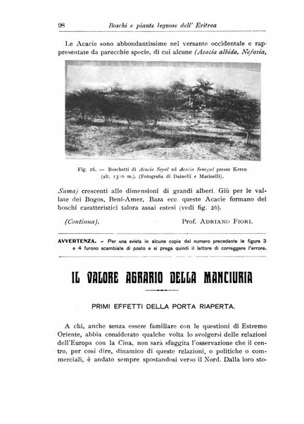 L'agricoltura coloniale organo dell'Istituto agricolo coloniale italiano e dell'Ufficio agrario sperimentale dell'Eritrea