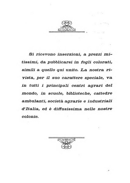 L'agricoltura coloniale organo dell'Istituto agricolo coloniale italiano e dell'Ufficio agrario sperimentale dell'Eritrea