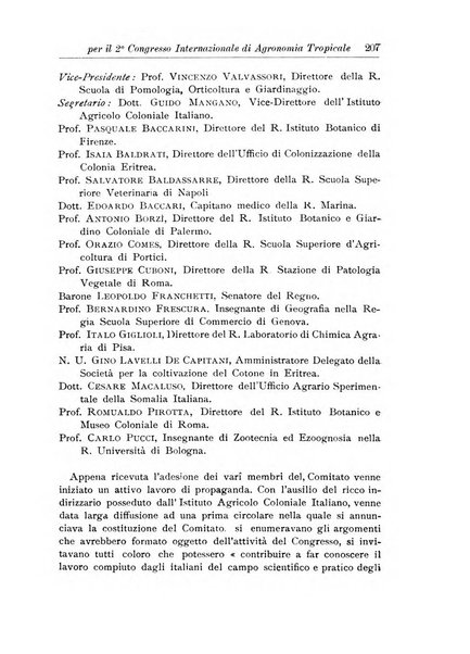 L'agricoltura coloniale organo dell'Istituto agricolo coloniale italiano e dell'Ufficio agrario sperimentale dell'Eritrea