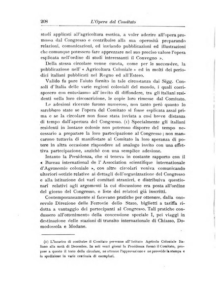 L'agricoltura coloniale organo dell'Istituto agricolo coloniale italiano e dell'Ufficio agrario sperimentale dell'Eritrea