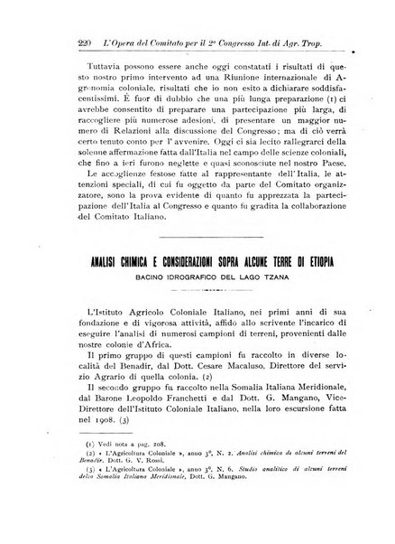 L'agricoltura coloniale organo dell'Istituto agricolo coloniale italiano e dell'Ufficio agrario sperimentale dell'Eritrea