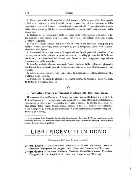 L'agricoltura coloniale organo dell'Istituto agricolo coloniale italiano e dell'Ufficio agrario sperimentale dell'Eritrea