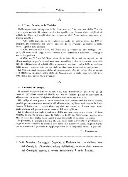 L'agricoltura coloniale organo dell'Istituto agricolo coloniale italiano e dell'Ufficio agrario sperimentale dell'Eritrea