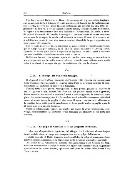 L'agricoltura coloniale organo dell'Istituto agricolo coloniale italiano e dell'Ufficio agrario sperimentale dell'Eritrea