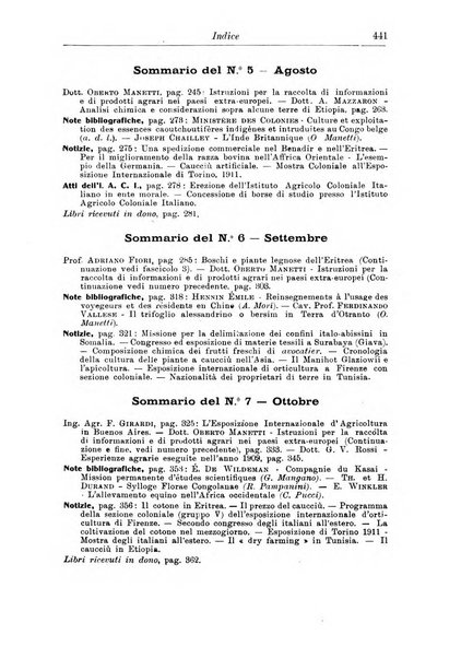 L'agricoltura coloniale organo dell'Istituto agricolo coloniale italiano e dell'Ufficio agrario sperimentale dell'Eritrea