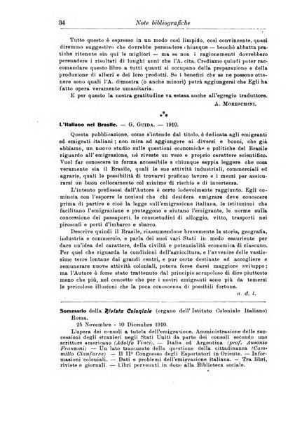 L'agricoltura coloniale organo dell'Istituto agricolo coloniale italiano e dell'Ufficio agrario sperimentale dell'Eritrea