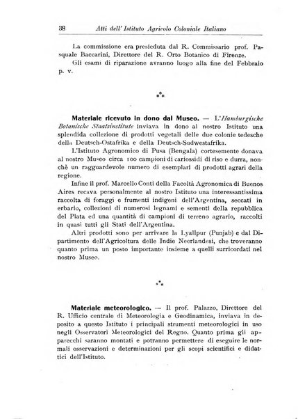 L'agricoltura coloniale organo dell'Istituto agricolo coloniale italiano e dell'Ufficio agrario sperimentale dell'Eritrea