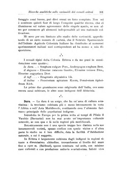 L'agricoltura coloniale organo dell'Istituto agricolo coloniale italiano e dell'Ufficio agrario sperimentale dell'Eritrea