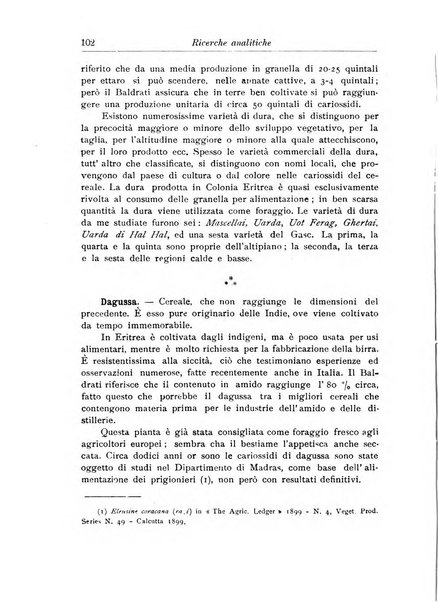 L'agricoltura coloniale organo dell'Istituto agricolo coloniale italiano e dell'Ufficio agrario sperimentale dell'Eritrea