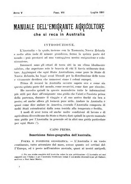 L'agricoltura coloniale organo dell'Istituto agricolo coloniale italiano e dell'Ufficio agrario sperimentale dell'Eritrea