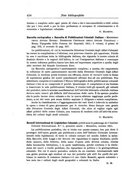 L'agricoltura coloniale organo dell'Istituto agricolo coloniale italiano e dell'Ufficio agrario sperimentale dell'Eritrea