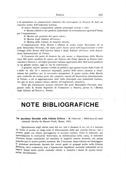 L'agricoltura coloniale organo dell'Istituto agricolo coloniale italiano e dell'Ufficio agrario sperimentale dell'Eritrea