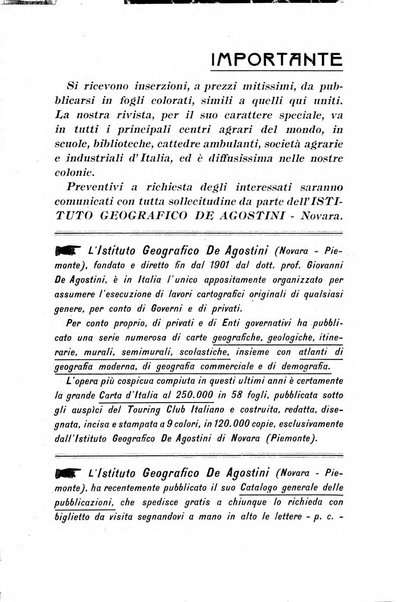 L'agricoltura coloniale organo dell'Istituto agricolo coloniale italiano e dell'Ufficio agrario sperimentale dell'Eritrea