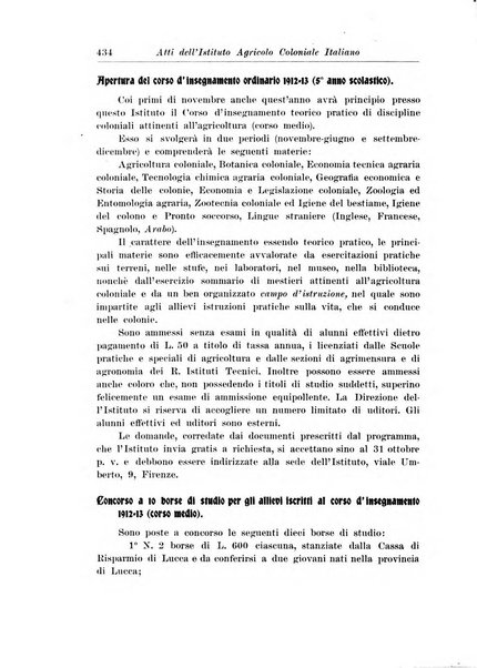 L'agricoltura coloniale organo dell'Istituto agricolo coloniale italiano e dell'Ufficio agrario sperimentale dell'Eritrea