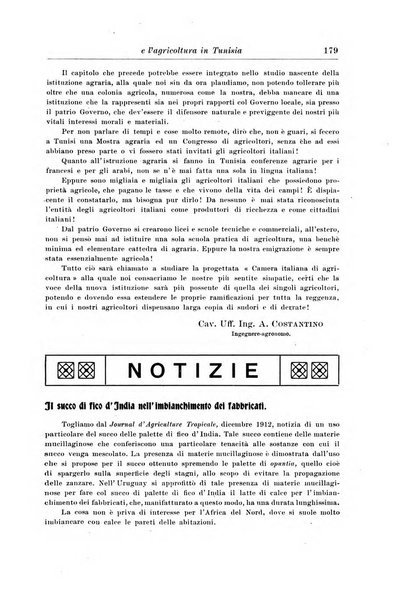 L'agricoltura coloniale organo dell'Istituto agricolo coloniale italiano e dell'Ufficio agrario sperimentale dell'Eritrea