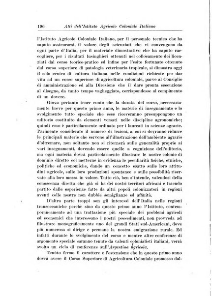 L'agricoltura coloniale organo dell'Istituto agricolo coloniale italiano e dell'Ufficio agrario sperimentale dell'Eritrea